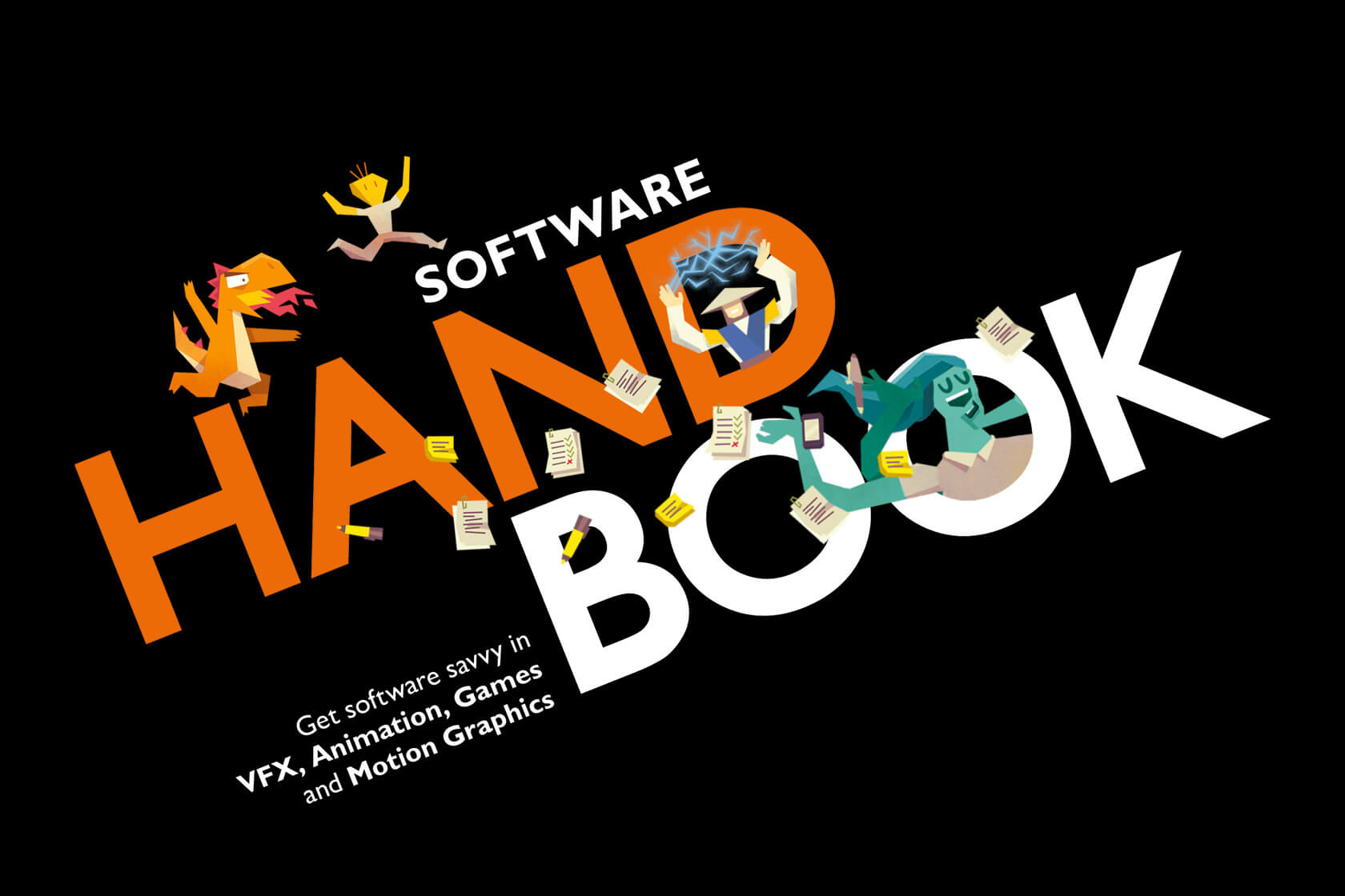 Image of software handbook front cover. 