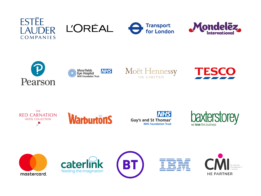 Grid of industry partner logos